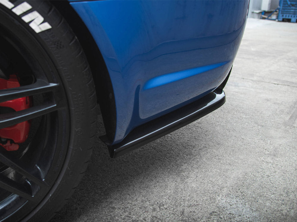 Rear Side Splitters V.2 compatible with Audi RS 4 Sedan B7