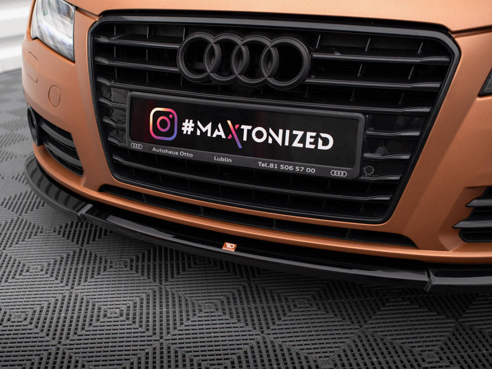 Front Splitter V.1 compatible with Audi A7 C7