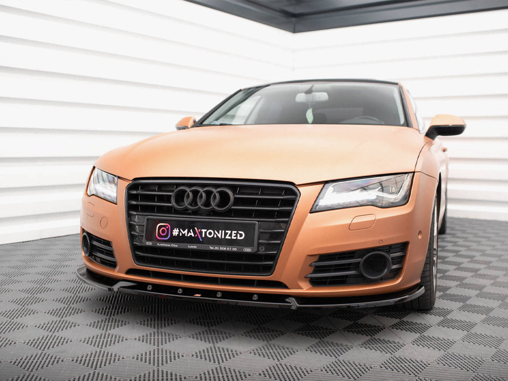 Front Splitter V.2 compatible with Audi A7 C7