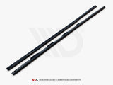 Side Skirts Diffusers V.3 compatible with Audi A7 S Line / S7 C7