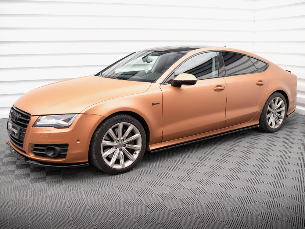 Side Skirts Diffusers V.3 compatible with Audi A7 S Line / S7 C7