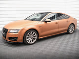 Side Skirts Diffusers V.3 compatible with Audi A7 S Line / S7 C7