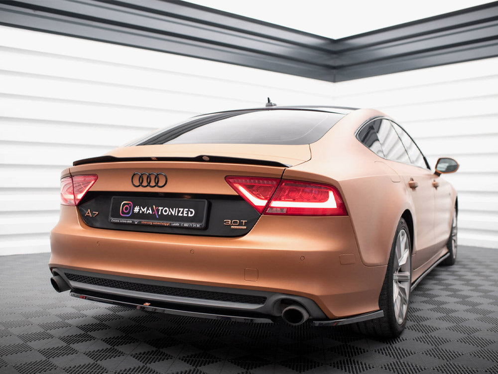 Central Rear Splitter compatible with Audi A7 S Line C7