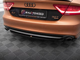Central Rear Splitter compatible with Audi A7 S Line C7