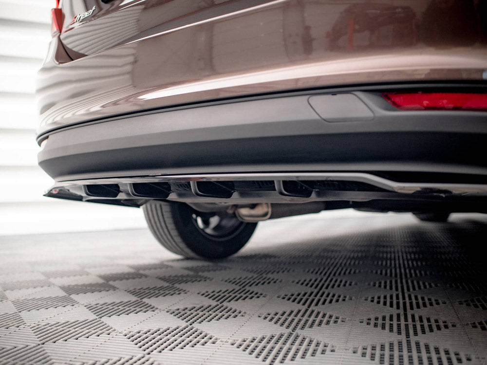 Rear Splitter (Vertical Bars) compatible with Fiat Tipo S Sedan Mk1