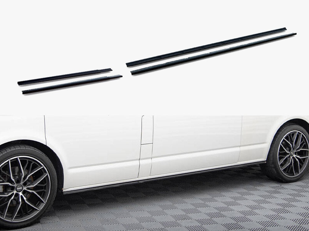 Side Skirt Diffusers compatible with Volkswagen T6.1 Long
