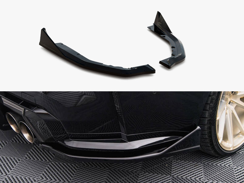 Rear Side Splitters V.4 compatible with BMW M4 G82 / G82 Facelift