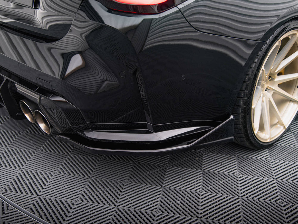 Rear Side Splitters V.4 compatible with BMW M4 G82 / G82 Facelift