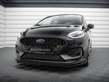 Front Splitter V.1 compatible with Ford Fiesta ST / ST-Line Mk8 Facelift