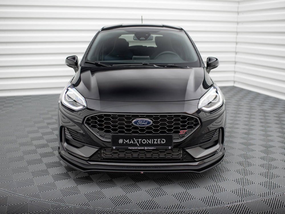 Front Splitter V.1 compatible with Ford Fiesta ST / ST-Line Mk8 Facelift