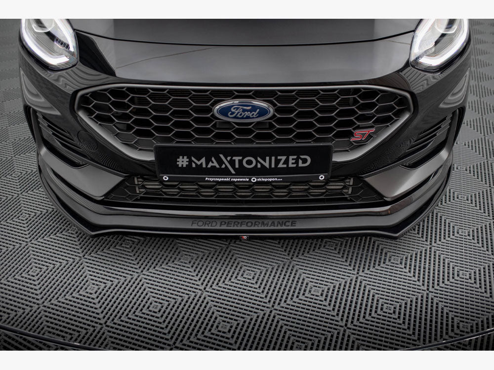 Front Splitter V.1 compatible with Ford Fiesta ST / ST-Line Mk8 Facelift