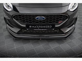 Front Splitter V.1 compatible with Ford Fiesta ST / ST-Line Mk8 Facelift