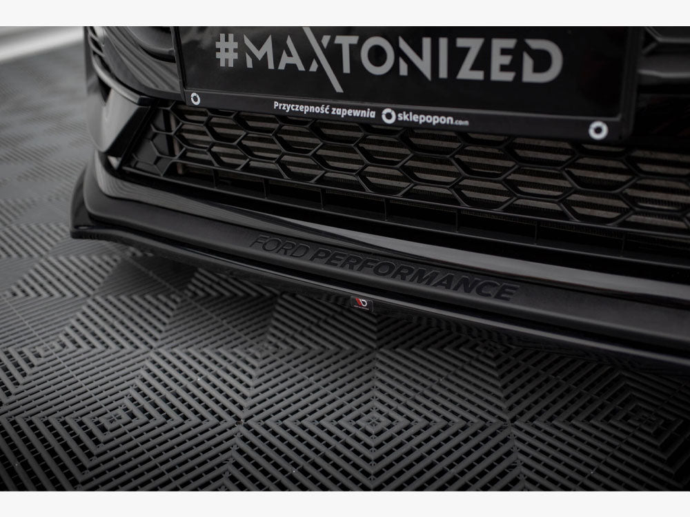 Front Splitter V.1 compatible with Ford Fiesta ST / ST-Line Mk8 Facelift