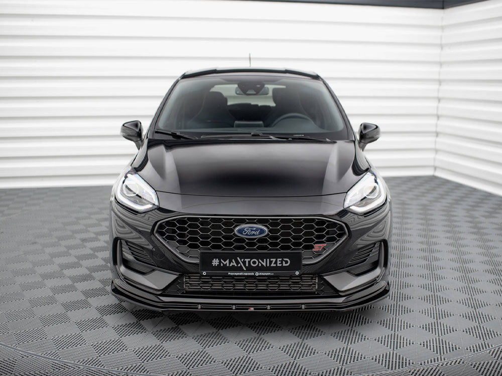 Front Splitter V.2 compatible with Ford Fiesta ST / ST-Line Mk8 Facelift