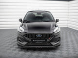 Front Splitter V.2 compatible with Ford Fiesta ST / ST-Line Mk8 Facelift