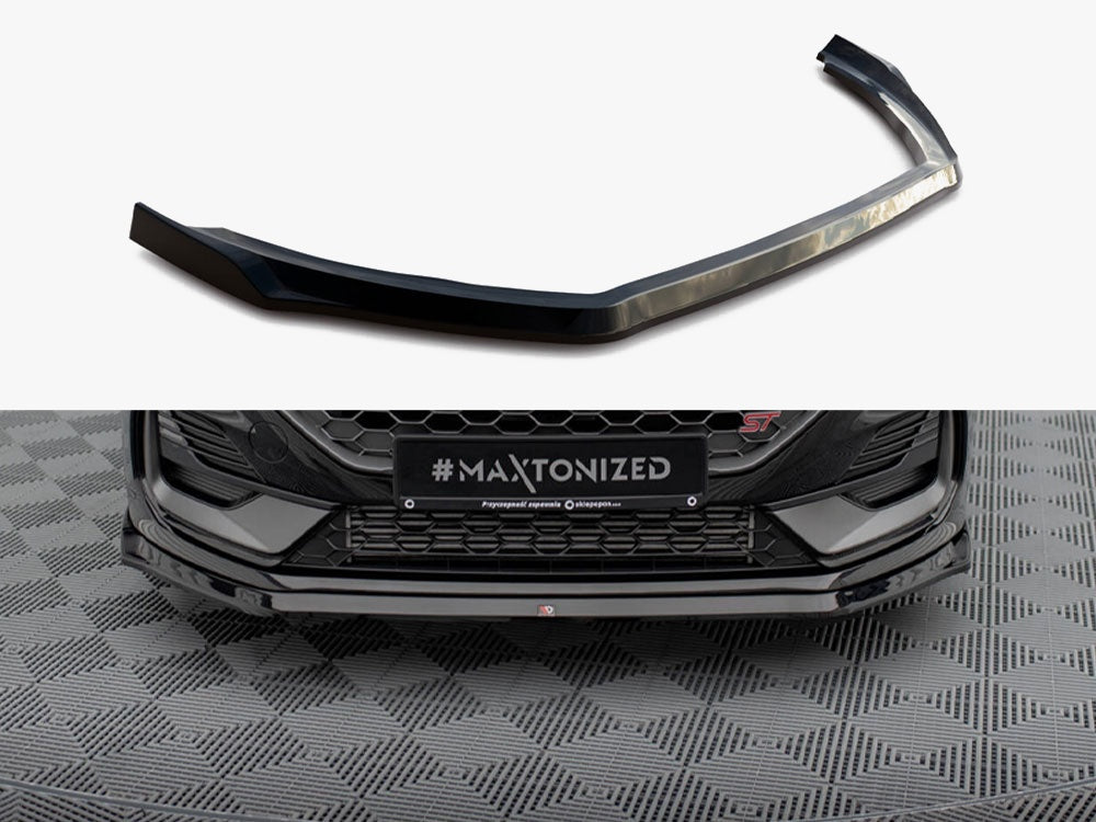 Front Splitter V.3 compatible with Ford Fiesta ST / ST-Line Mk8 Facelift