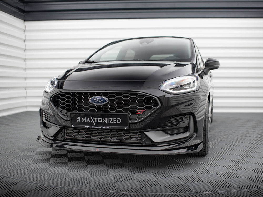 Front Splitter V.3 compatible with Ford Fiesta ST / ST-Line Mk8 Facelift