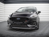 Front Splitter V.3 compatible with Ford Fiesta ST / ST-Line Mk8 Facelift