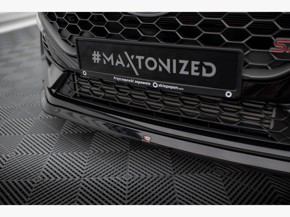 Front Splitter V.3 compatible with Ford Fiesta ST / ST-Line Mk8 Facelift