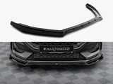 Front Splitter V.4 compatible with Ford Fiesta ST / ST-Line Mk8 Facelift