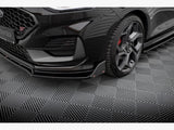 Front Splitter V.4 + Flaps compatible with Ford Fiesta ST / ST-Line Mk8 Facelift