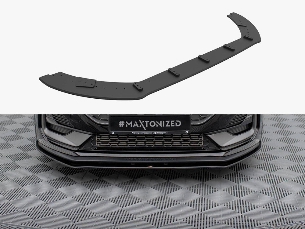 Street PRO Front Splitter compatible with Ford Fiesta ST Mk8 Facelift