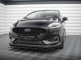 Street PRO Front Splitter compatible with Ford Fiesta ST Mk8 Facelift