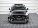 Street PRO Front Splitter compatible with Ford Fiesta ST Mk8 Facelift