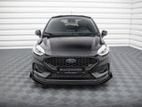 Street PRO Front Splitter + Flaps compatible with Ford Fiesta ST Mk8 Facelift