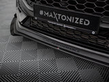 Street PRO Front Splitter + Flaps compatible with Ford Fiesta ST Mk8 Facelift