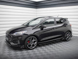 Side Skirts Diffusers V.2 + Flaps compatible with Ford Fiesta ST / ST-Line Mk8
