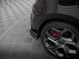 Rear Side Splitters V.4 + Flaps compatible with Ford Fiesta ST Mk8