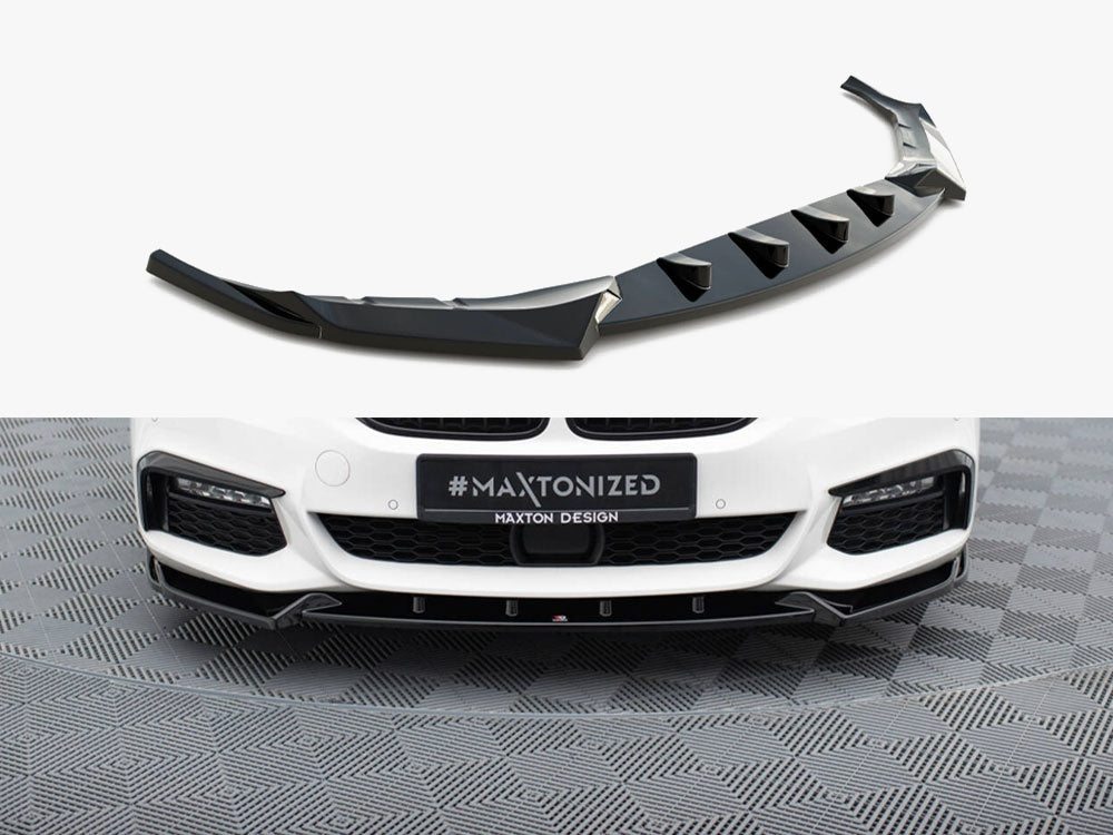 Front Splitter V.4 compatible with BMW 5 M-Pack G30 / G31