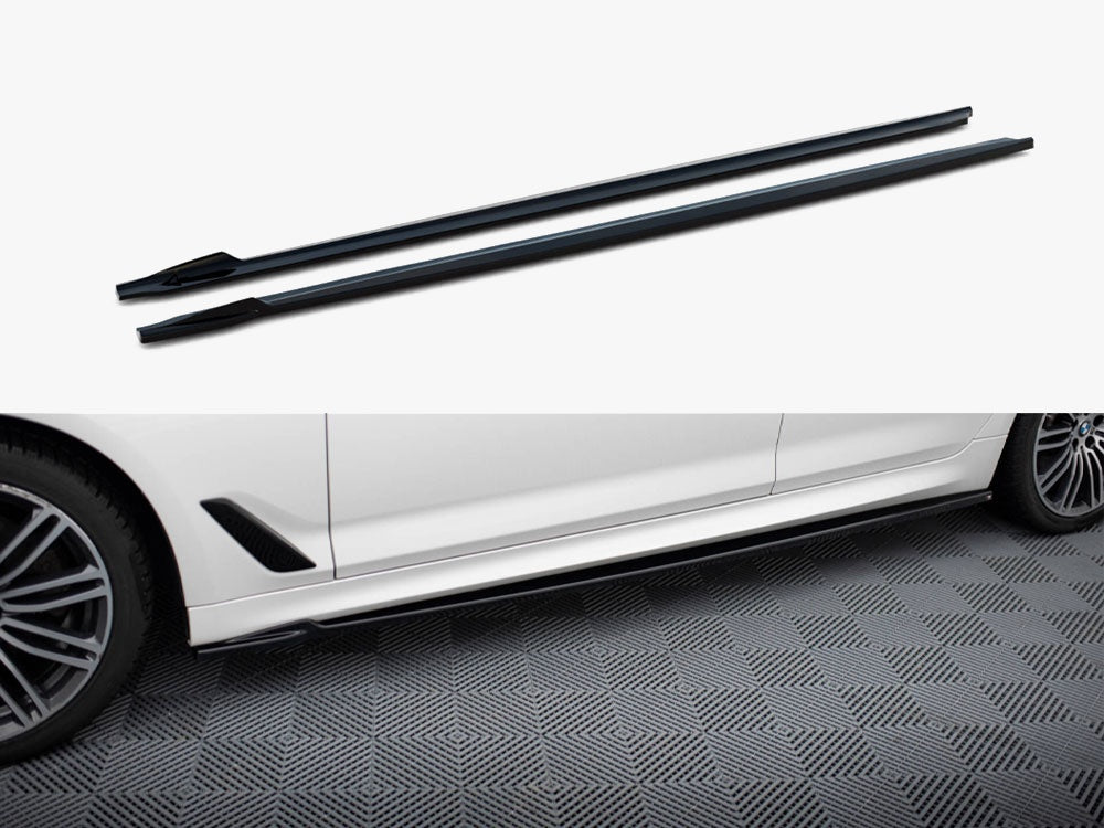 Side Skirts Diffusers V.2 compatible with BMW 5 M-Pack G30 / G31
