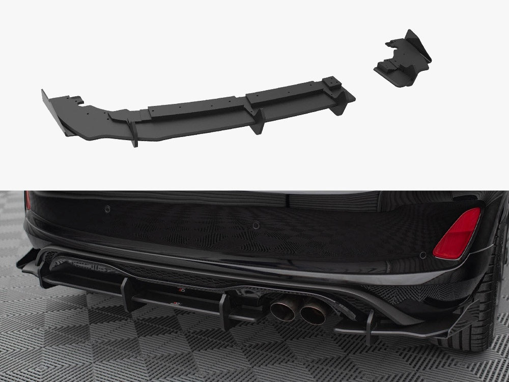 Street PRO Rear Diffuser + Flaps compatible with Ford Fiesta Mk8 ST