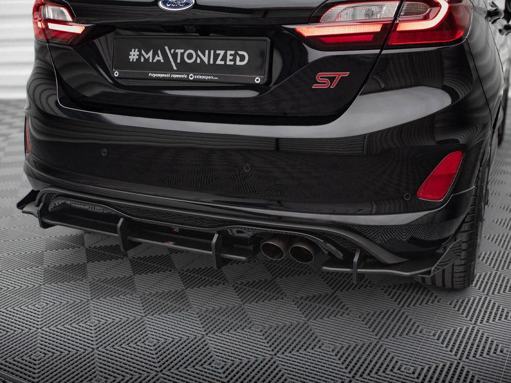 Street PRO Rear Diffuser + Flaps compatible with Ford Fiesta Mk8 ST