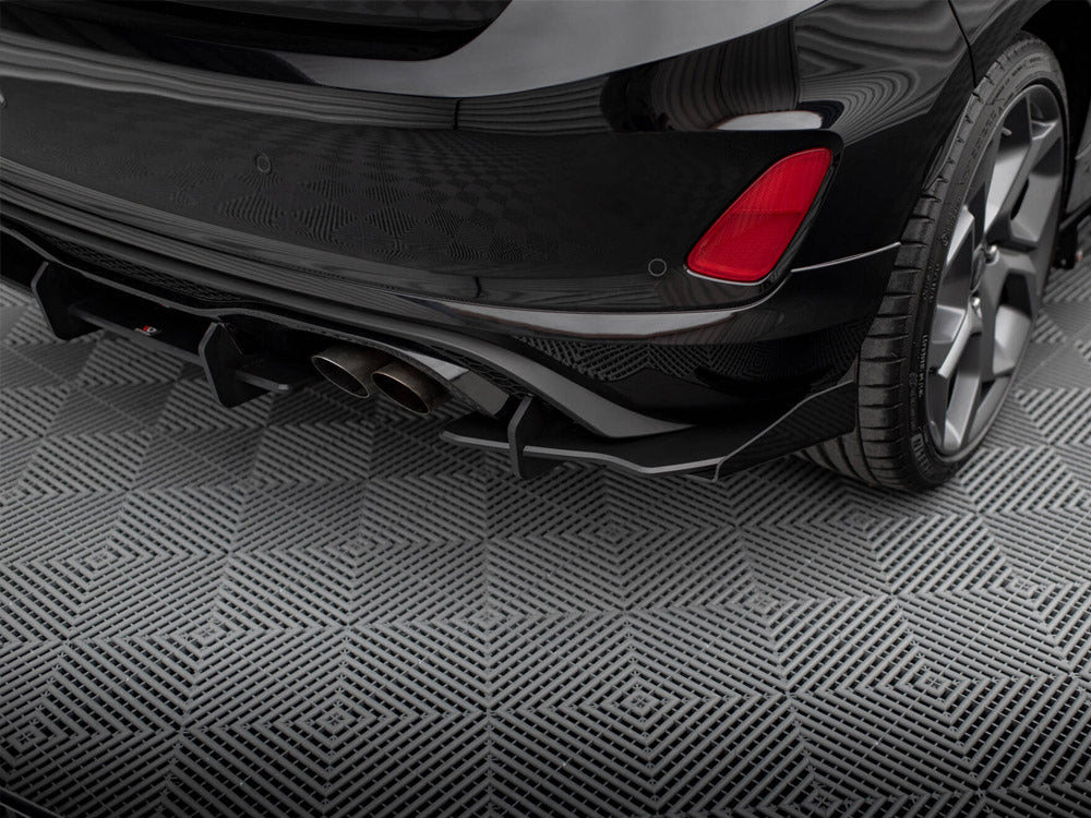 Street PRO Rear Diffuser + Flaps compatible with Ford Fiesta Mk8 ST