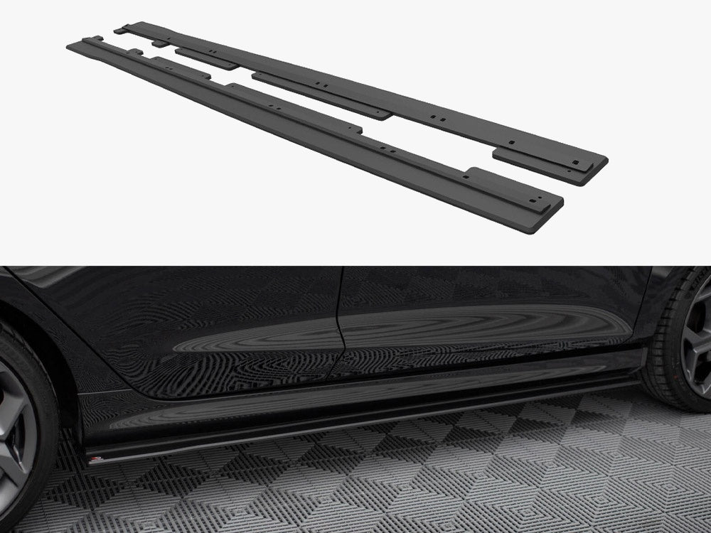 Street PRO Side Skirts Diffusers compatible with Ford Fiesta ST / ST-Line Mk8