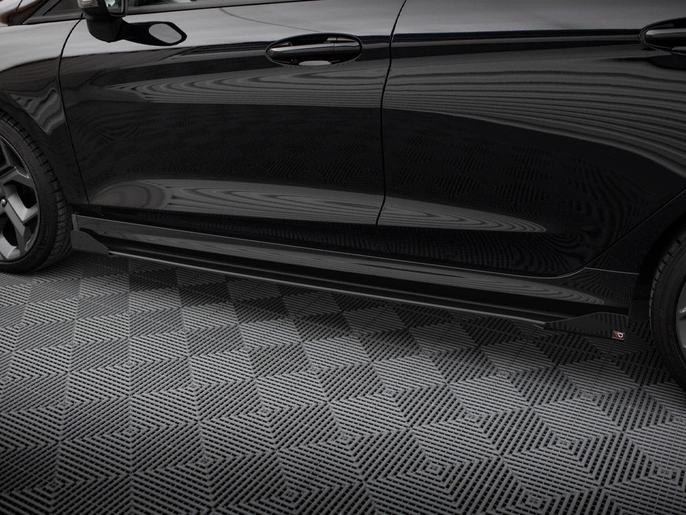 Street PRO Side Skirts Diffusers + Flaps compatible with Ford Fiesta ST / ST-Line Mk8