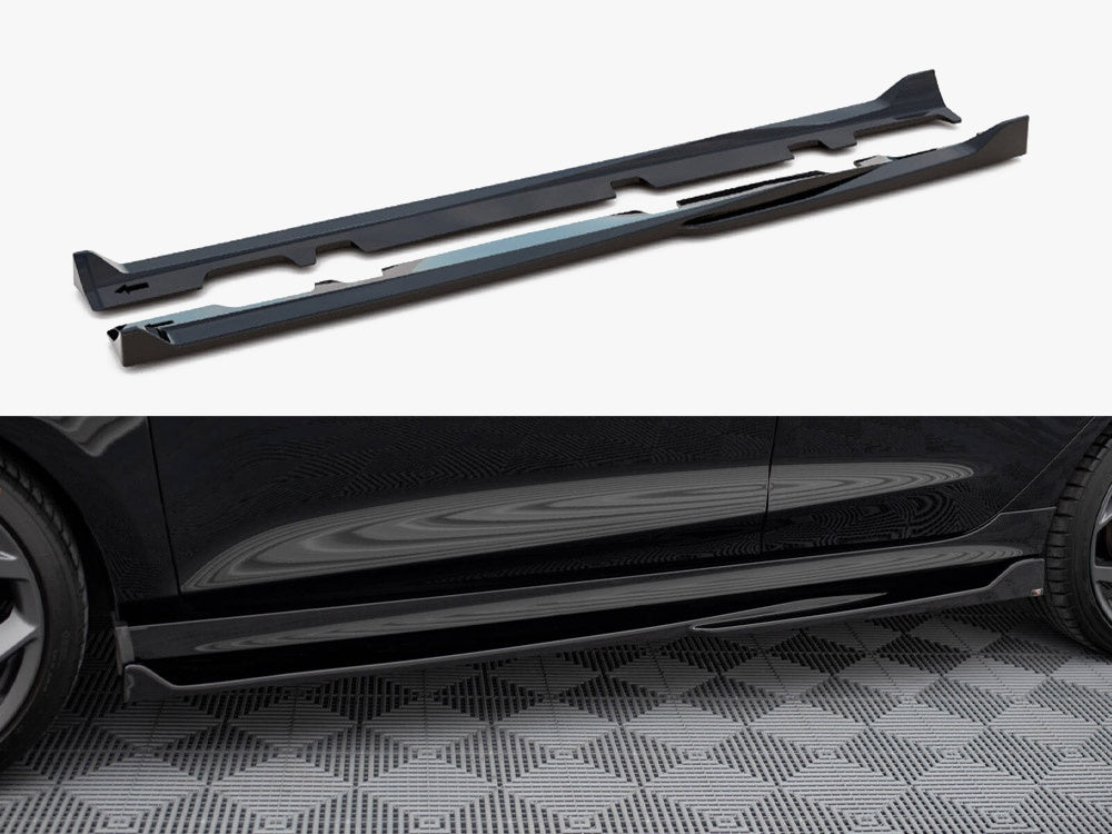 Side Skirts Diffusers V.4 compatible with Ford Fiesta Mk8 ST / ST-Line
