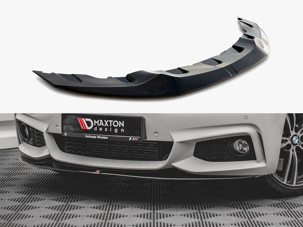 Front Splitter V.2 compatible with BMW 4 Coupe / Gran Coupe / Cabrio M-Pack F32 / F36 / F33