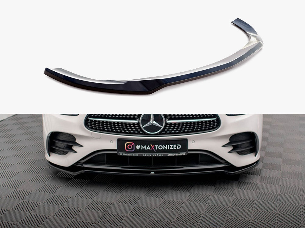 Front Splitter V.1 compatible with Mercedes-Benz E W213 Coupe (C238) / Cabriolet (A238) AMG Line / 53 AMG