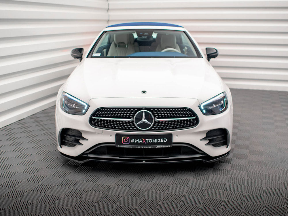 Front Splitter V.1 compatible with Mercedes-Benz E W213 Coupe (C238) / Cabriolet (A238) AMG Line / 53 AMG