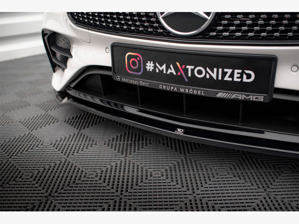 Front Splitter V.1 compatible with Mercedes-Benz E W213 Coupe (C238) / Cabriolet (A238) AMG Line / 53 AMG
