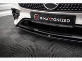 Front Splitter V.1 compatible with Mercedes-Benz E W213 Coupe (C238) / Cabriolet (A238) AMG Line / 53 AMG