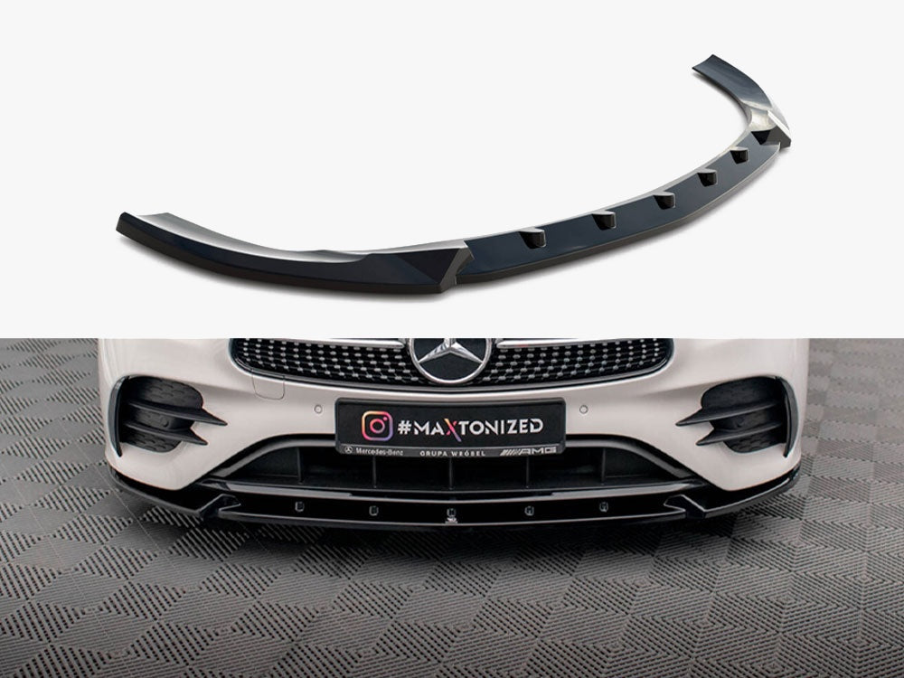 Front Splitter V.2 compatible with Mercedes-Benz E W213 Coupe (C238) / Cabriolet (A238) AMG Line / 53 AMG
