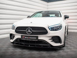 Front Splitter V.2 compatible with Mercedes-Benz E W213 Coupe (C238) / Cabriolet (A238) AMG Line / 53 AMG