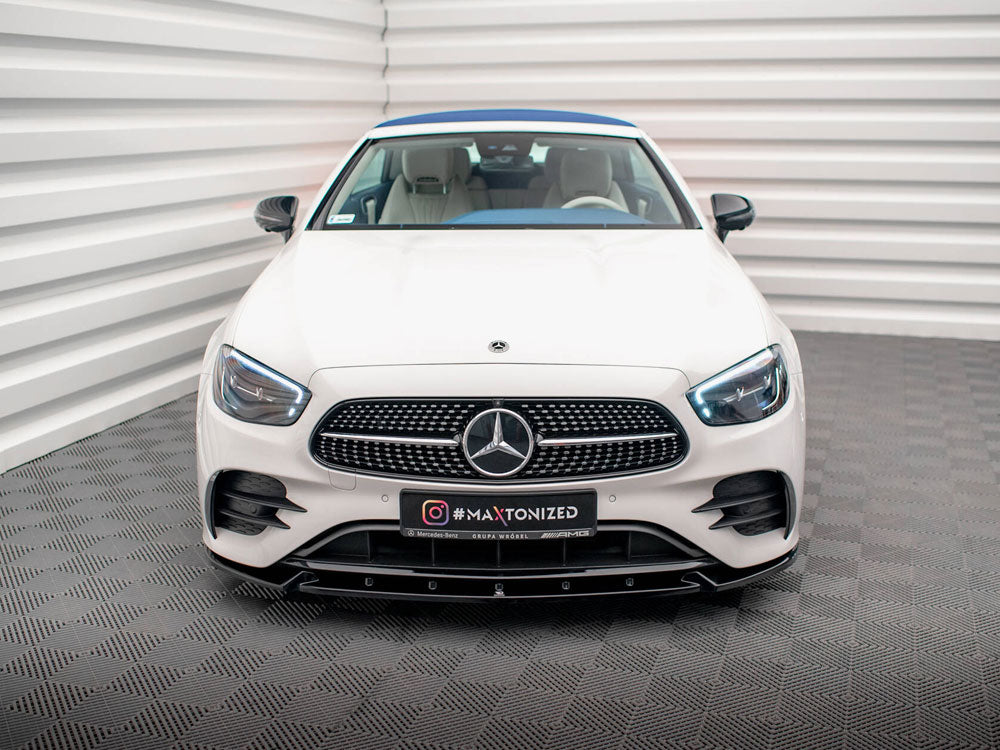 Front Splitter V.2 compatible with Mercedes-Benz E W213 Coupe (C238) / Cabriolet (A238) AMG Line / 53 AMG