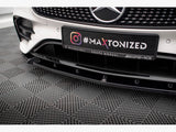 Front Splitter V.2 compatible with Mercedes-Benz E W213 Coupe (C238) / Cabriolet (A238) AMG Line / 53 AMG