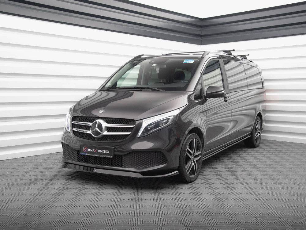 Front Splitter V.1 compatible with Mercedes-Benz V-Class W447 Facelift